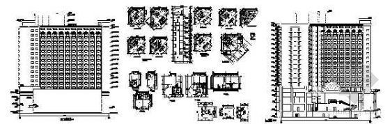 现代酒店建筑施工图资料下载-高层酒店建筑施工图