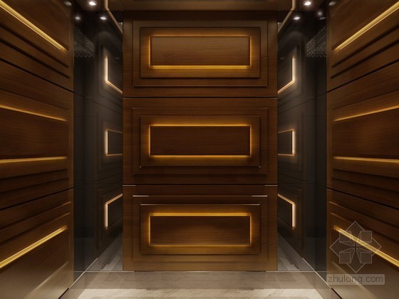 电梯轿厢3D资料下载-电梯轿厢3d模型下载