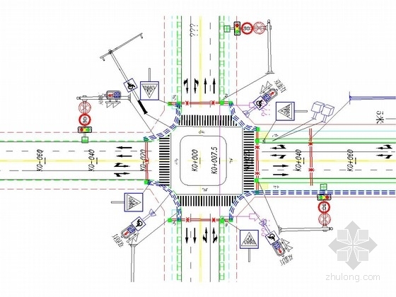 公路监控施工图资料下载-[安徽]城市支路交通监控施工图26张