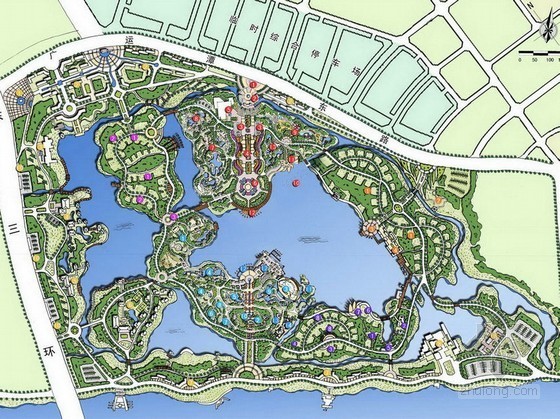 小镇概念性规划设计方案资料下载-[西安]园区概念性规划设计方案