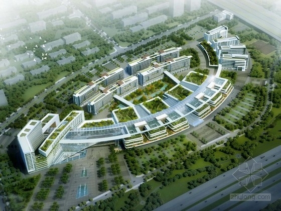 大型医院设计规划资料下载-[湖北]大型医院规划及单体设计方案文本