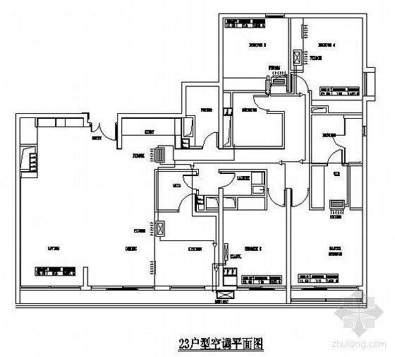 某小区大金家用中央空调图纸
