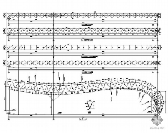 城铁高架车站钢结构资料下载-江苏某车站雨棚钢结构施工图
