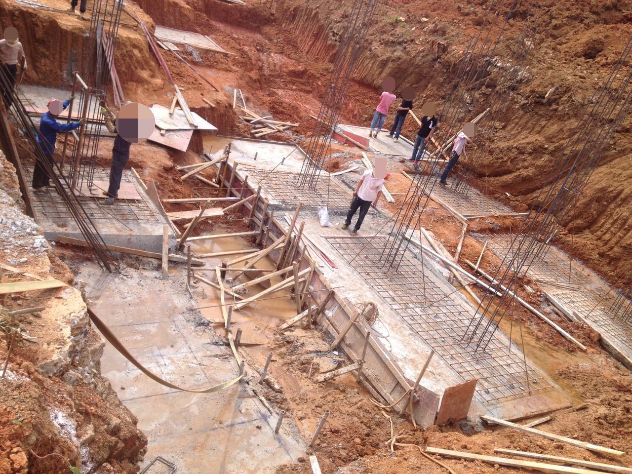 天然地基处理,基础换填,独立承台基础持力层不符处理