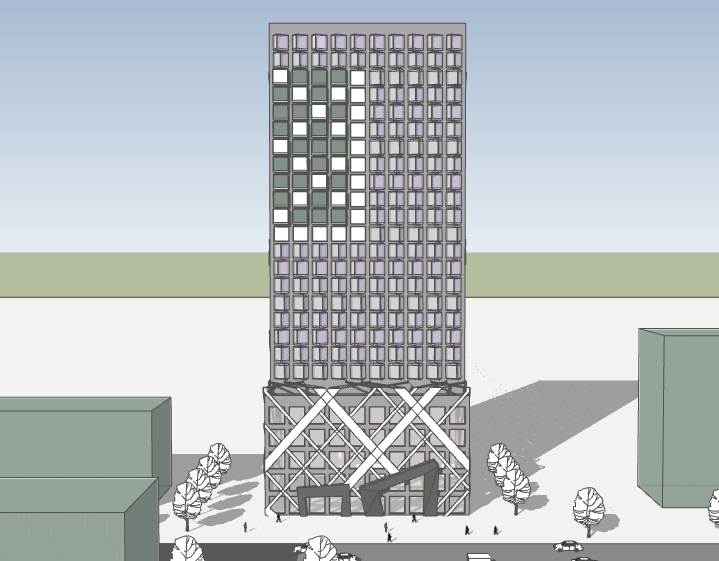 archiCAD城市模型资料下载-城市酒店建筑SU模型合辑（3）