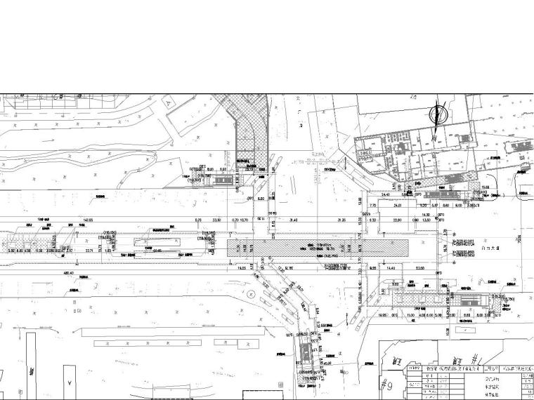 小虎岛勘察报告资料下载-哈尔滨地下两层11米岛式站台地铁车站CAD图纸117张