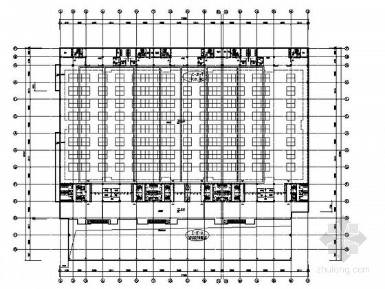 [重庆]现代风格高层国际会展中心设计施工图-现代风格高层国际会展中心设计平面图