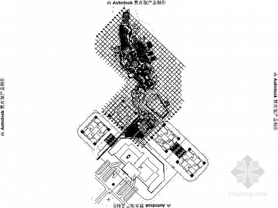 商业购物中心周边环境资料下载-[辽宁]温泉周边环境绿化设计施工图