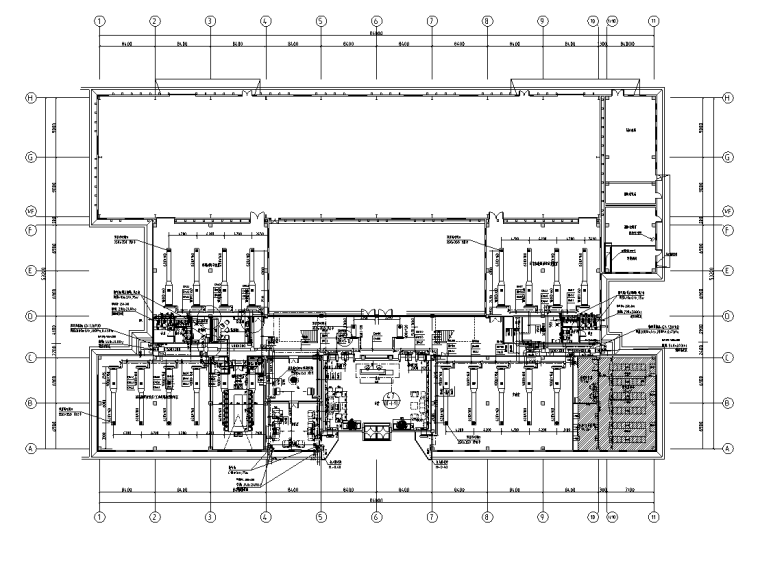 CAD办公空间立面图资料下载-[湖南]长沙某办公空间设计施工图