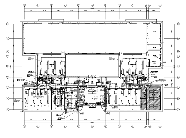 湖南省建筑图纸资料下载-[湖南]长沙某办公空间设计施工图