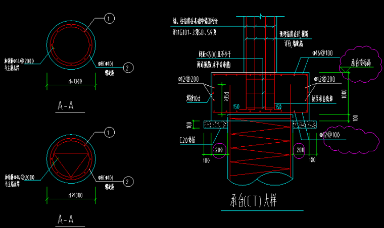 电梯井配筋构造图资料下载-重庆恒大中央广场A区全套结构图纸