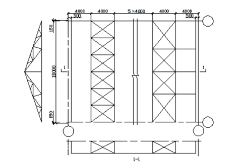 三角形钢屋架建筑施工图资料下载-三角形钢屋架课程设计计算书