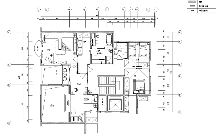现代风格厨房设计图资料下载-[江苏]某高档别墅现代风格装修施工图(含效果图)