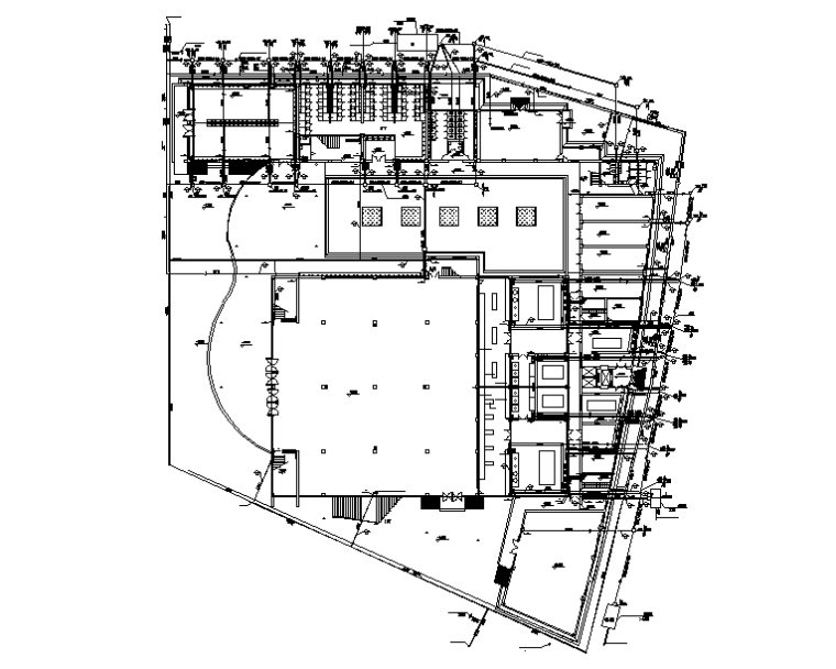 圣奥尔本斯学校扩建资料下载-学校食堂给排水施工图（热水、消火栓）