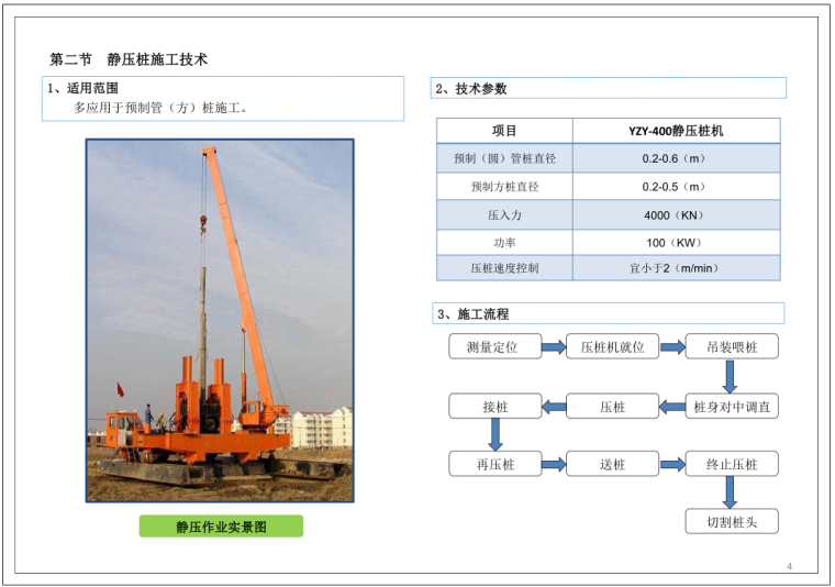 中国建筑四局施工技术管理标准化图集-静压桩施工技术