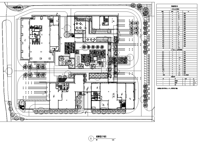 [重庆]生态缤纷四季景观体验个性化商业环境设计全套施工图（附方案文本）-景观绿化总平面图