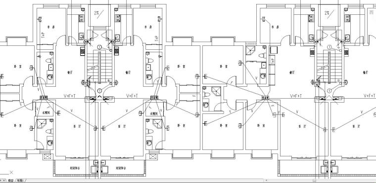 某住宅楼建筑结构施工图纸资料下载-某商住宅楼电气施工图