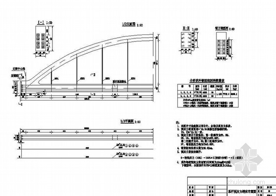 系杆拱构造资料下载-系杆拱桥预应力钢束构造节点详图设计