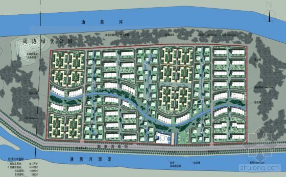 村庄规划说明书图集资料下载-低密度住宅区项目平面规划图集