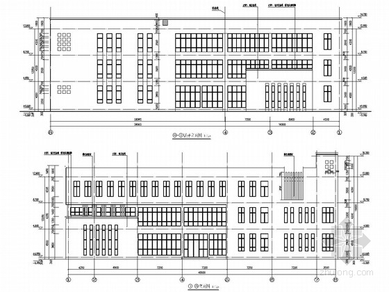 温州建筑设计图资料下载-[温州]三层框架结构小学食堂结构施工图（含建筑图 指标计算书）