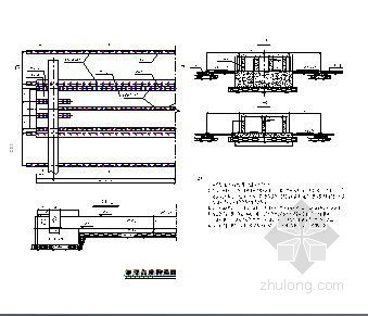 [江西]34公里客运专线施工组织设计453页（扁平化管理模式）-制梁台座构造图 