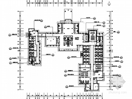 国际建筑钢结构展览会资料下载-国际性园艺展览会现代指挥控制中心装修设计施工图（含电图）