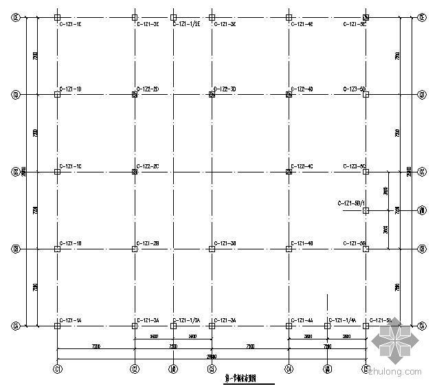 钢框架商业办公楼资料下载-某钢框架办公楼钢柱节点构造详图