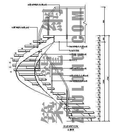 建筑楼梯剖面详图资料下载-楼梯详图9