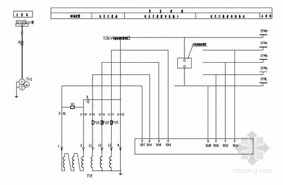陕西某10KV变电站电气设计图- 