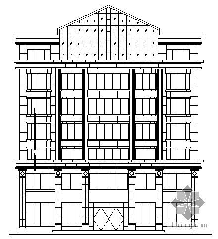 七层现代综合楼资料下载-某七层综合楼建筑施工图