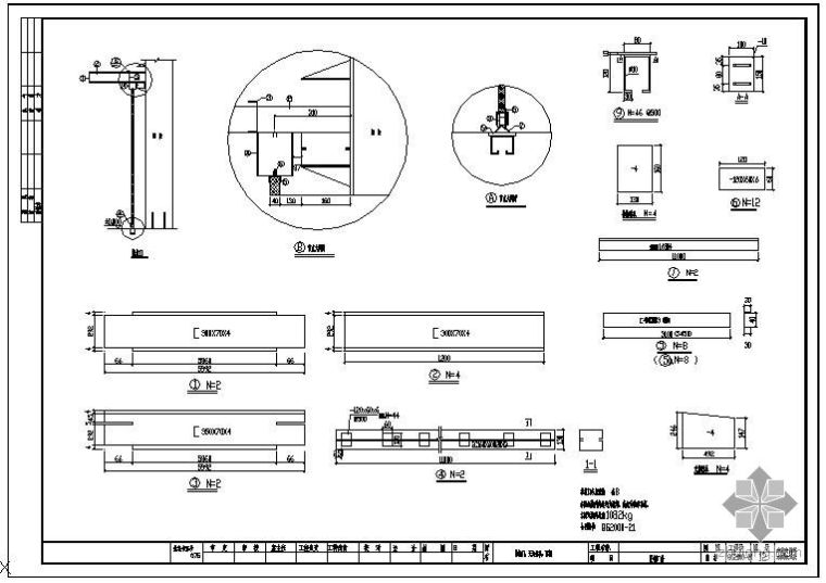 悬挑钢结构雨棚节点资料下载-某钢结构推拉门、雨棚、挡板设计节点构造详图