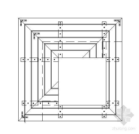钢骨架柜层板节点图资料下载-木椅节点图