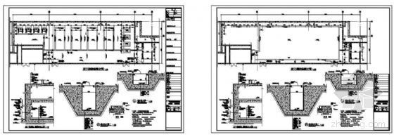 中央制冷机房平面图资料下载-某地下制冷机房放大平面详图
