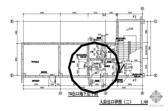 地下车库导视施工图资料下载-郑州某小区地下车库施工图