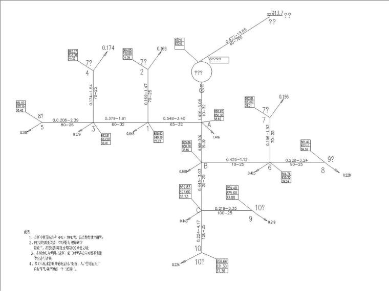 [广西]山区饮水安全工程设计方案-水力计算图