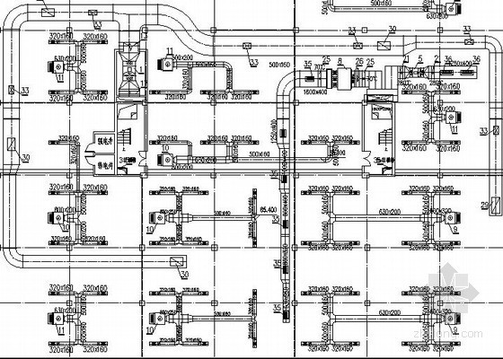 cad住别墅建筑图资料下载-[大连]商住别墅楼采暖通风设计施工图（地面辐射采暖）