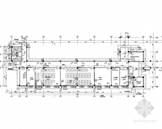 雨水收集系统cad资料下载-[湖南]小学建筑群给排水消防施工图（雨水收集）