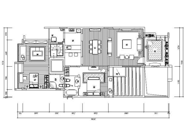 地中海风格商业街立面资料下载-[广东]海洋之恋地中海风格住宅平立面施工图