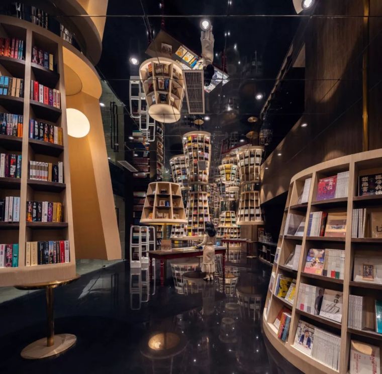 言几又创意书店设计资料下载-李想，在重庆打造了一家超有创意的书店，处处呈现出艺术馆的格调