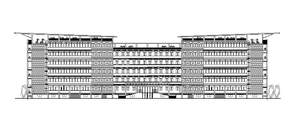 中学四层教学楼建筑设计资料下载-某中学教学楼施工图