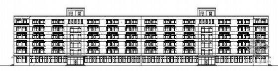 六层公寓框架建筑资料下载-某六层框架车间建筑施工图