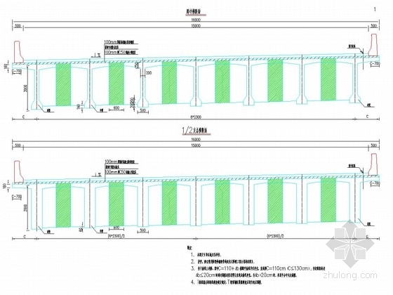 钢束定位钢筋布置图资料下载-[重庆]2014年设计高速公路预应力刚构(连续）T梁简支T梁通用图315张（含公用构造）