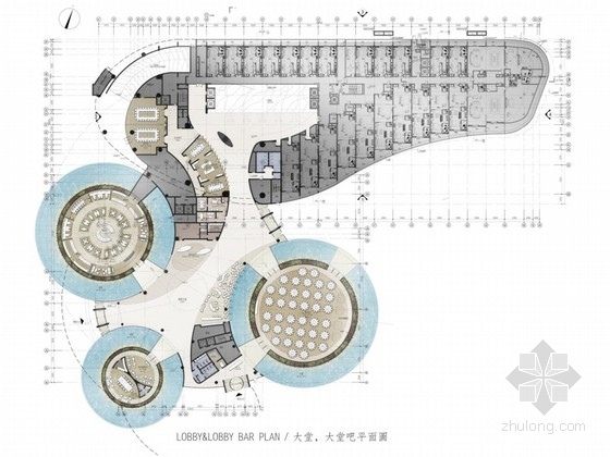 五星级酒店物料资料下载-[广州]传统风格大都市高端五星级酒店室内设计方案
