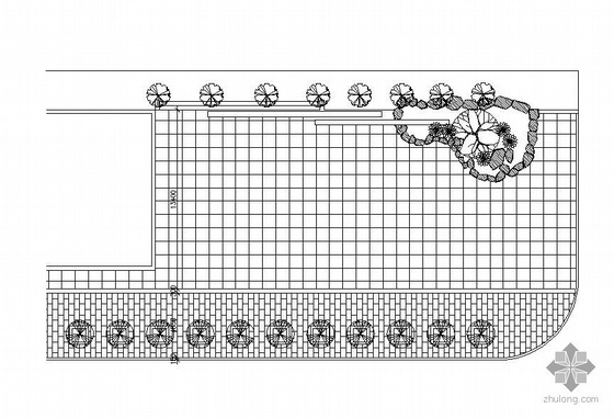 200平米设计图资料下载-四川广元街头广场设计图
