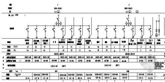 低压配电屏电气原理图资料下载-220kv低压配电盘接线原理图