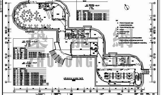 插座配电图资料下载-XXXXXXXX扩建工程后勤物业楼插座照明配电扩初图