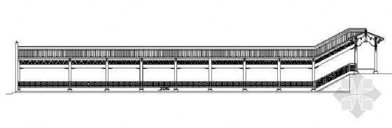 CAD古建廊架图资料下载-古式长廊大样图