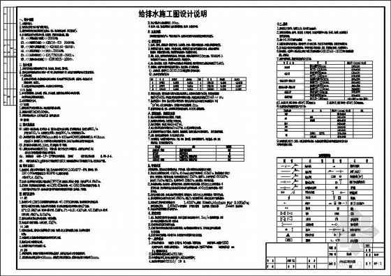 管道泵资料下载-某13层综合楼给排水施工图