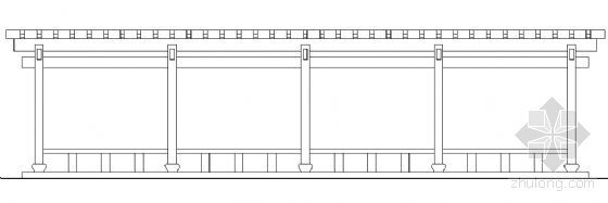 弧形建筑建筑方案资料下载-弧形花架建筑结构详图