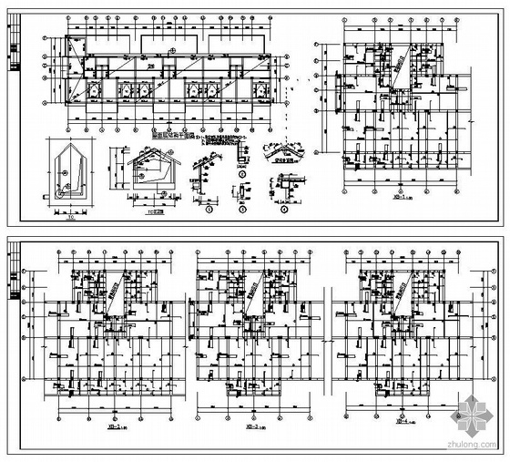 6层住宅建筑图结构图资料下载-7°区某6层（部分5层）砌体结构住宅结构图